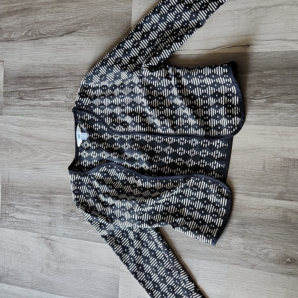 Old navy extra small black and white blazer
